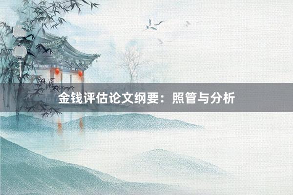 金钱评估论文纲要：照管与分析